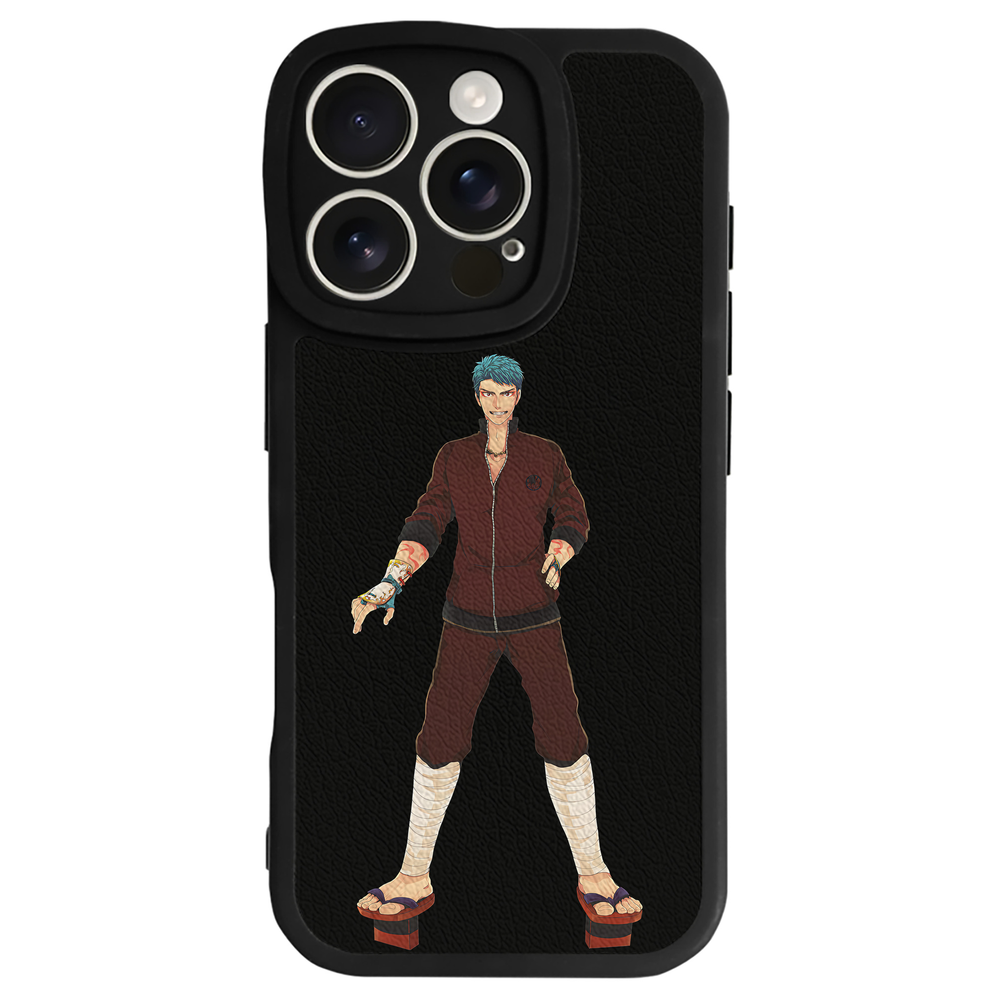 （画像用） 刀剣乱舞 Touken Ranbu 【iPhone 16シリーズ対応】シリコンスマホケース（レザー調） 材質：シリコン